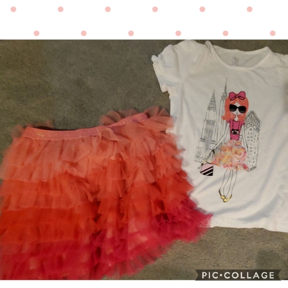 New 14 outfit tiered Tull skirt top